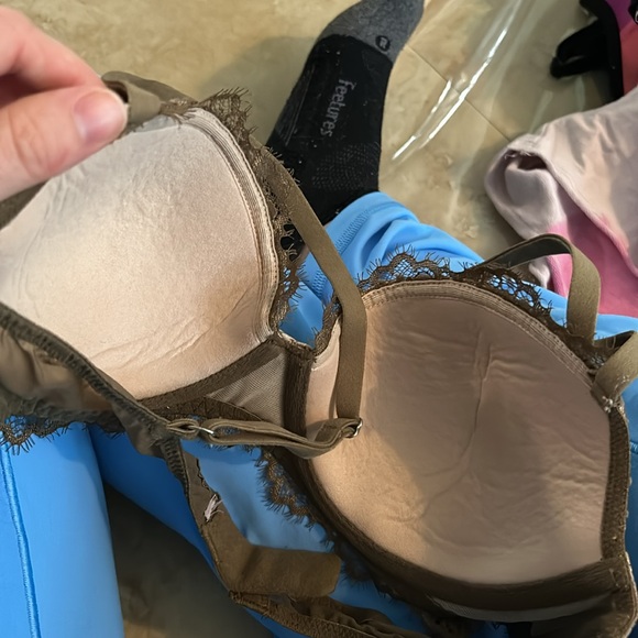 🪽😇🩶Victoria Secret Push Up Gorgeous Olive Lace - Picture 6 of 9